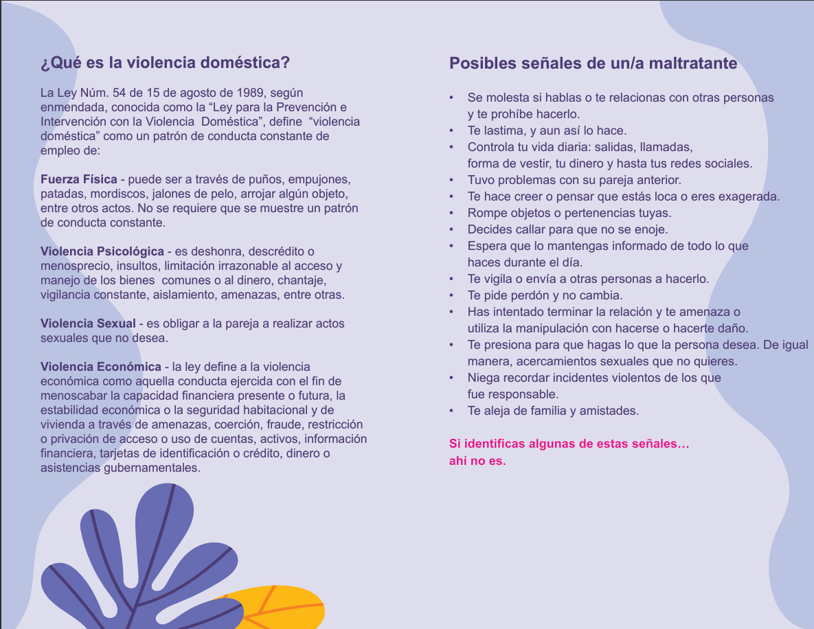 Material informativo OSFL 4
